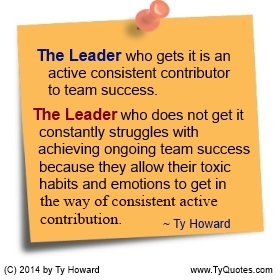 Ty Howard's Quote on Leadership, Quotes on Leadership, Quotes for Leaders